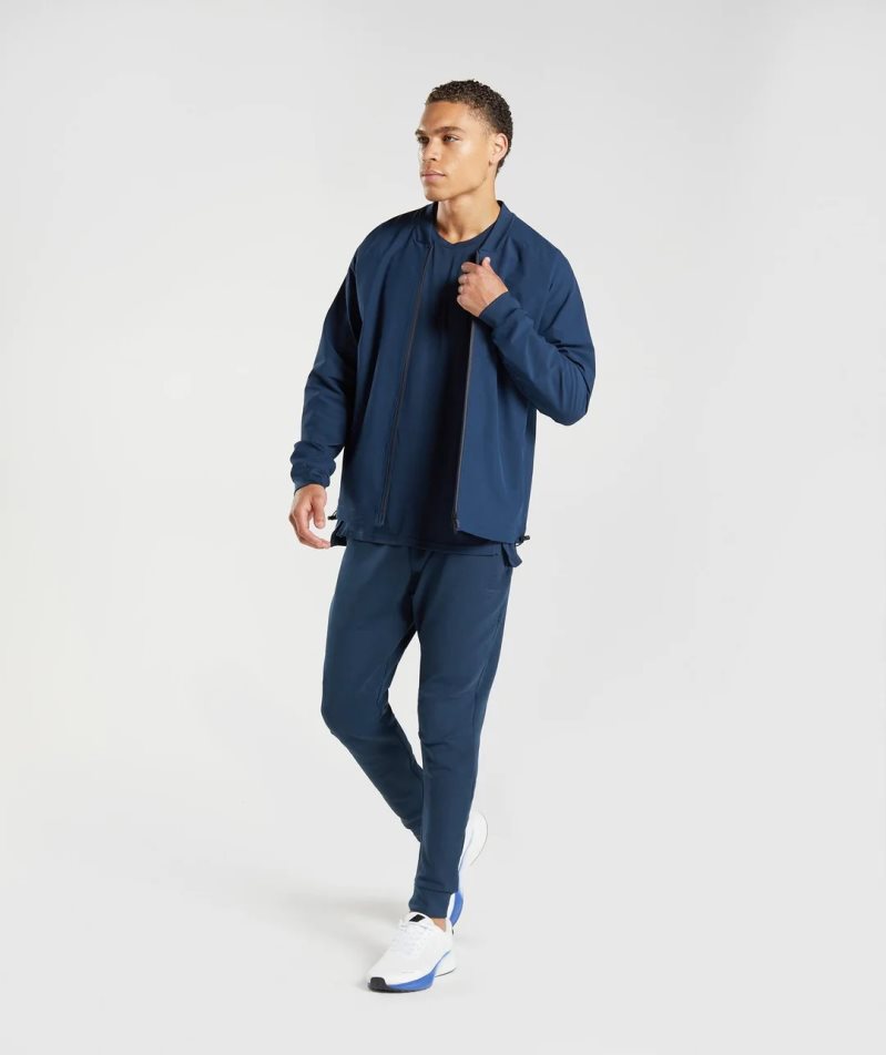 Men's Gymshark Rest Day Knit Jogger Navy | NZ 8PVNLF